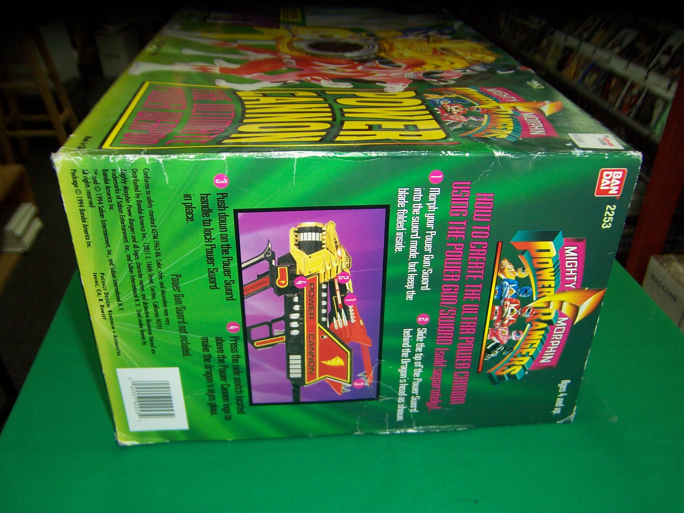 mighty morphin power rangers power cannon