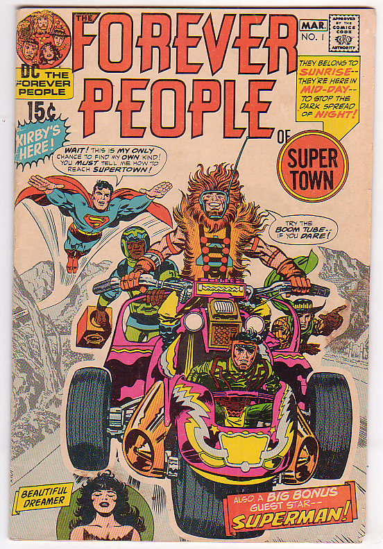 Forever People 1 F+ Jack Kirby 1st full Darkseid  