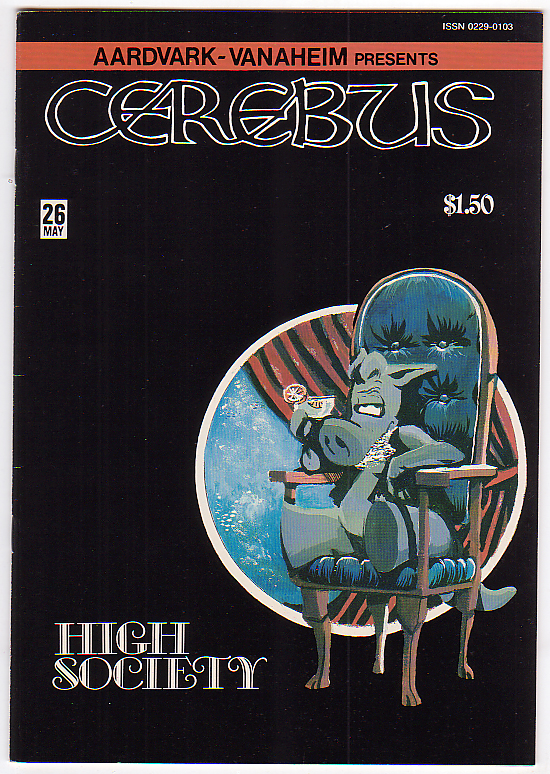 the actual size scans follow cerebus 26 vf+ $ 22