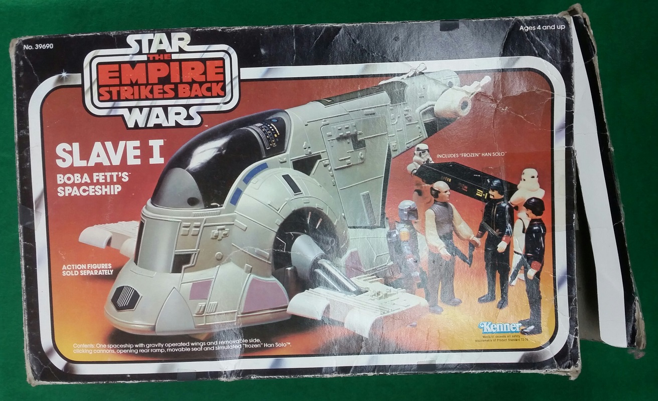 Vintage (1980) Star Wars Slave 1 Toy Incomplete with Box | eBay