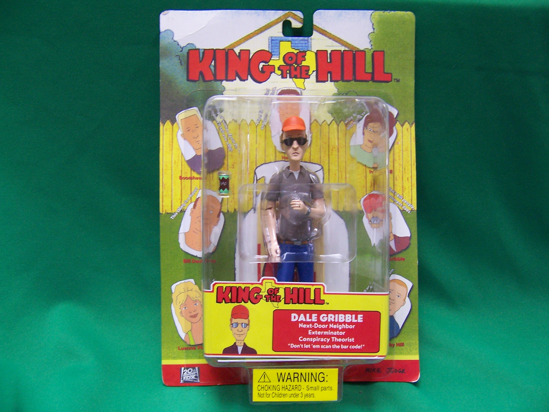King of The Hill Dale Gribble Action Figure.